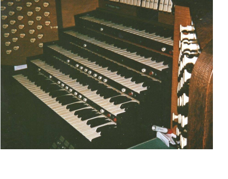 St Eustache en 1972 console Danion photo Xavier Lebrun