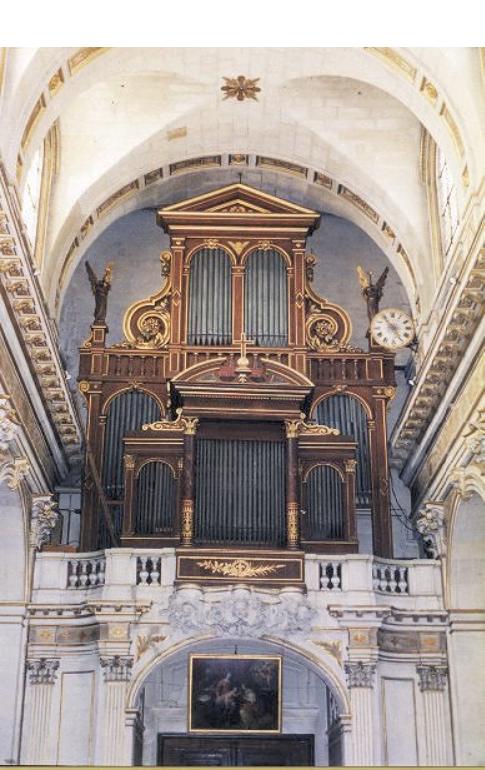 Ancien orgue :  Buffet fin du XIX ème siècle - Orgue Mutin (1924)