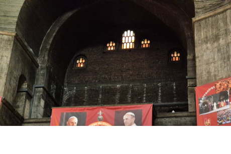 Désormais une place vide, à l’avenir la maison du nouveau Grand-Orgue...