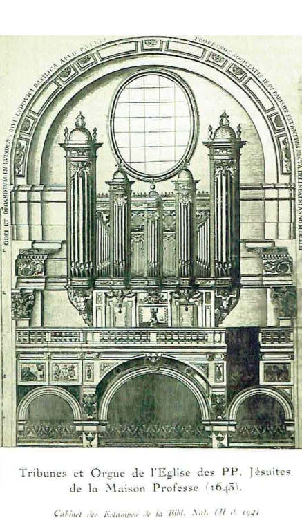 En dessous: L’ancien orgue de l’église Saint-Louis (construit début du XVIIe siècle)