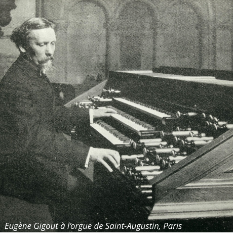 Eugène Gigout à l’orgue de Saint-Augustin, Paris
