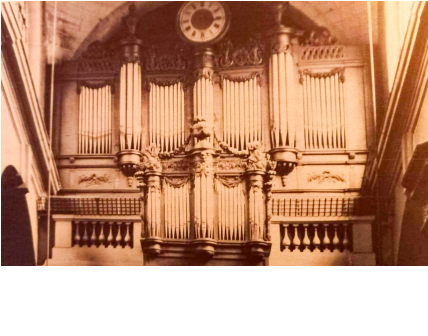 Le buffet tel que Franck et Tournemire l’ont connu avant les travaux de Kern