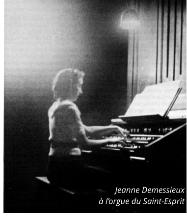 Jeanne Demessieux  à l’orgue du Saint-Esprit