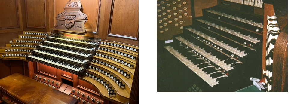 St Eustache en 1972 console Danion photo Xavier Lebrun
